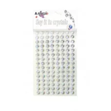 Наклейки-стразы Alingar, акриловые, "Прозрачный кристалл", пакет с европодвесом AL10854