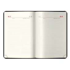 Ежедневник датированный 2026г., А5, 184л., кожзам, Berlingo "Vivella Prestige", зеленый 381840