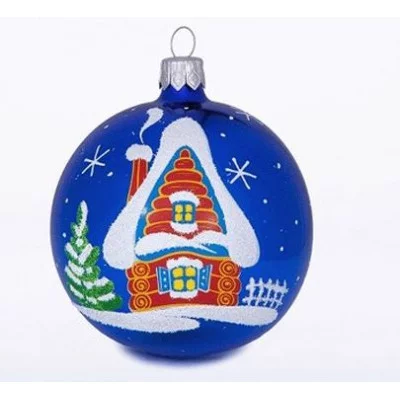 Елочное украшение, шар Ш4 75мм "Иней" С570