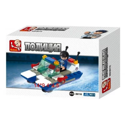 К-р "Полицеский катер" 45 дет. в коробке