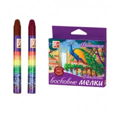 Набор воск. мелков на масл. основе ФАНТАЗИЯ 24 цв. круглые Луч 115855