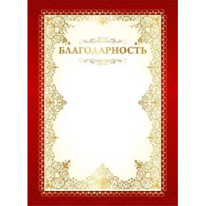 Благодарность ГБ-9311