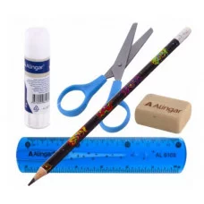 Набор для первоклассников Alingar "Машина", 33 предмета, картонная упаковка AL8576