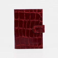 Обложка д/автодок+паспорт,5*1,4*13,5 на кнопке, скат красный 5312153