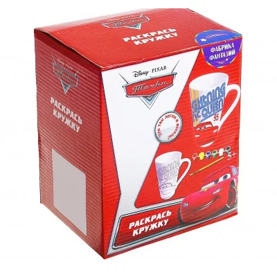 Набор для росписи керамической кружки "Disney Тачки" 410-33074 1275610