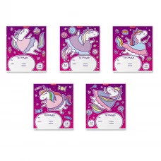 Тетрадь школьная ученическая ErichKrause Единорожка 18 листов клетка 51417