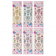 Наклейки-стразы Alingar, акриловые, пакет с европодвесом, "Океан" AL9575