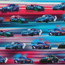 Бумага упаковочная глянцевая «Машинки», 70×100 см 7315910