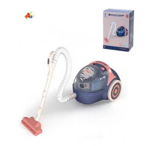 Пылесос MINI на батарейках (свет,звук) синий в коробке YH129-4CE