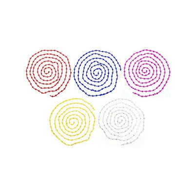 Украшение елочное бусы ГРАНИ, 270 см, 5 цв, пластик, 1 шт в пакете. WINTER WINGS E30587