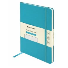 Блокнот А5 130х210 мм BRAUBERG ULTRA, балакрон, 80 г/м2, 96 л. в точку, бирюзовый, 113043
