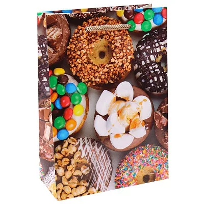 Пакет подарочный с глянцевой ламинацией 32,4x44,5х10,2 см (XL) Сладкая фантазия, 157 г ППК-6318