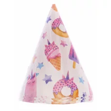 Колпак Единороги-сладости (16 см, 6 шт, без хэдера) ШН-6903