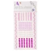 Наклейки-стразы Alingar, акриловые, "Розовая композиция", пакет с европодвесом AL10159