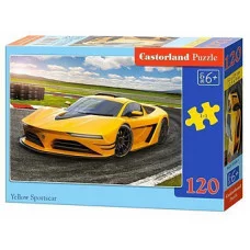 Пазлы 120 "Жёлтый спорткар" В-13500