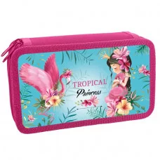 ПКТ 11-20 Принцесса и фламикорн - пенал п/э  2-отдел. 190х110 ПКТ 11-20