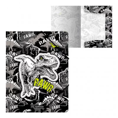 Папка на резинках пластиковая ErichKrause® Dinosaur Park, A4 1шт 52892
