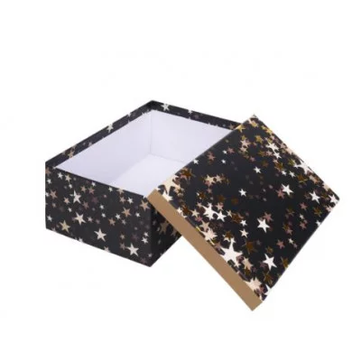 Коробка прямоугольная подарочная Звездопад 35X27X15.5 см РазборКОР-7817