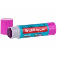 Клей-карандаш ErichKrause Magic, обесцвечивающийся после нанесения, 8г 4445