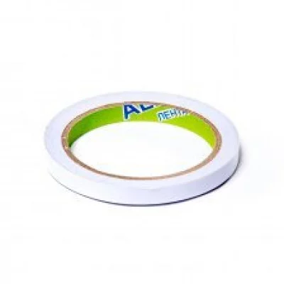 Клейкая лента двусторонняя Alingar, 10 мм * 14 м, основа полипропилен, белая AL2782