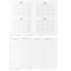 ЕЖЕДНЕВНИК А5, 136л. ПАТРИОТИЗМ - 1 (136-9257) 7БЦ, лен, цвет.мелов обл. недатиров. 136-9257