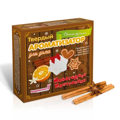Набор для изготовления твердого ароматизатора дома (Новогоднее настроение)