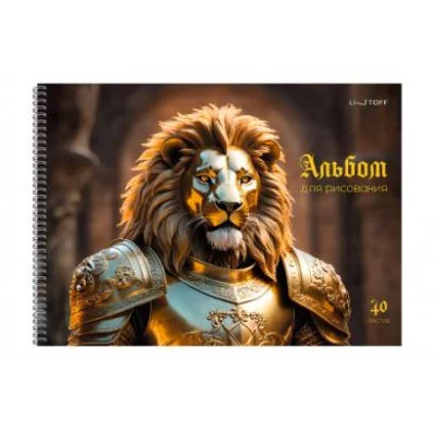 Альбом для рисования А4 40л "Рыцарь" КанцЭксмо АС402638