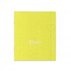 Тетрадь общая ученическая с пластиковой обложкой на скобе ErichKrause NEON, желтый, ФИЗИКА, 48 листов, клетка 59564