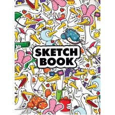 СКЕТЧБУК А5. ГУСЬ (выб.лак, красная резинка) 467-0-159-24739-5