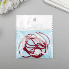 Канитель мягкая, фигурная 2 мм матовый, красный 5 гр 6708990