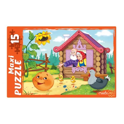 МАКСИ-ПАЗЛЫ. 15 элементов "КОЛОБОК" (Арт. ПМ-3845)
