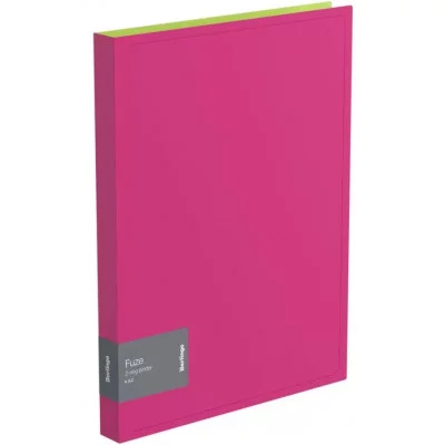 Папка на 2-х кольцах Berlingo "Fuze", 25мм, 600мкм, розовая 306318