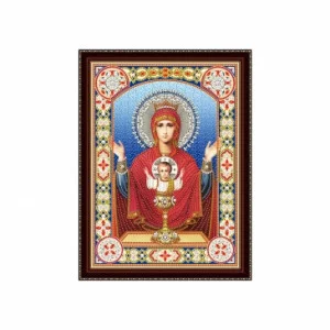 Алмазная мозаика 30х40 см с подрамником c частичным заполн. (блест) Икона №21 (Арт. BH21)