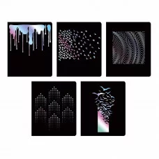 Тетрадь А5 96л "TOTAL BLACK. Shine" КанцЭксмо ТКФ968786