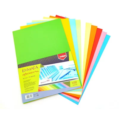 Бумага для ксерокса 100 л. Микс 10 цв. CY-192/CW-6/BS-317 80 гр. INTELLIGENT 308134