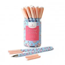 Ручка маслян. LOREX ILLEGALLY CUTE.UNICORN серия Slim Soft 0,50 мм синий, кругл. прорезин. корп., иг 189577