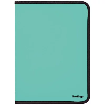 Папка на молнии Berlingo "Instinct" А4, 500мкм, мятный BERLINGO_ 281907