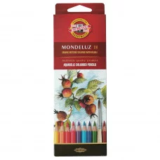 Карандаши акварельные Koh-I-Noor "Mondeluz", 18цв., заточен., картон, европодвес Koh-I-Noor 152557
