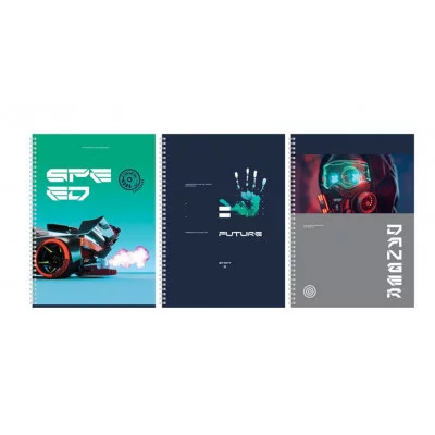 Тетрадь 96л., А4, клетка, на гребне BG "Будущее" 350636