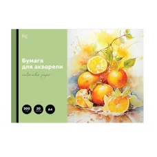 Папка для акварели 20л А4 BG Яркий цитрус 200г/м2 368581