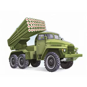 Плакат вырубной А3 И933 Империя Поздравлений Катюша 64890