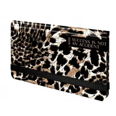 Еженедельник датированный 2026 с резинкой 171х93 мм, BRAUBERG, твердый, УФ-ЛАК, 64 л., "Леопард", 117356