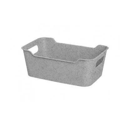 Корзинка универсальная "Mango" 4,1л. 290х180х105мм (гранит серый) ХТ3056