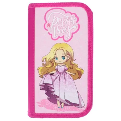 Пенал 3отдел. 190*105мм Маленькая принцесса ПО-11