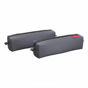 Пенал квадро mini ErichKrause 210x50x50мм Grey 47342