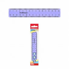 Линейка пластиковая ErichKrause Pastel, 15см, фиолетовый 49537