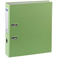 Папка-регистратор OfficeSpace, 70мм, бумвинил, с карманом на корешке, фисташковая Спейс 289633