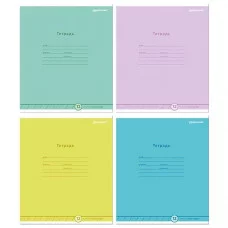 Тетрадь 12 л. кос. лин. Schoolformat СТИЛЬНЫЕ ЦВЕТА мел. карт., ВД-лак 153491