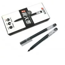 Ручка гелевая DH-39/DE-29 (черн) ST наконечник 0,5мм, прозрачный круглый корпус, в к/кор D-1015 329898