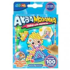 Аквамозаика 100 бусин милая принцесса МУЛЬТИ АРТ  AB-100PRINC1